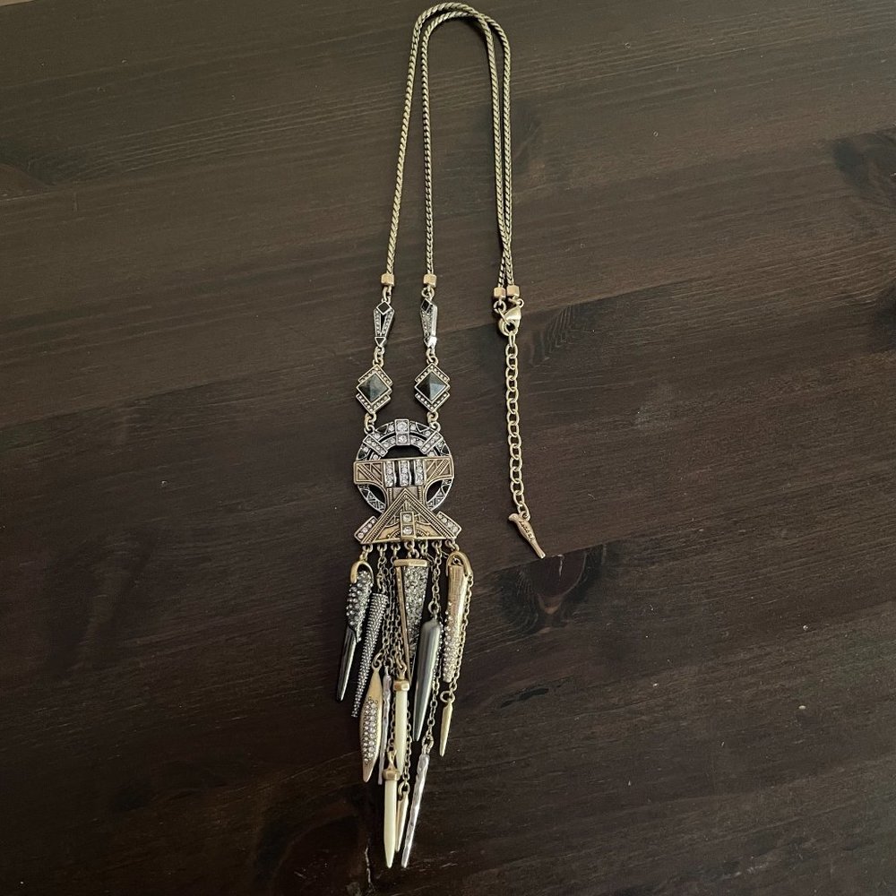 Amulet Statement Pendant Necklace NWOT